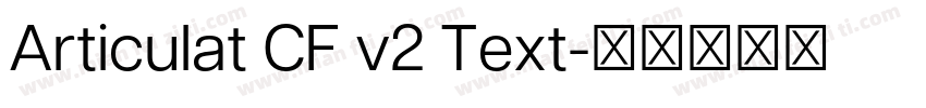 Articulat CF v2 Text字体转换